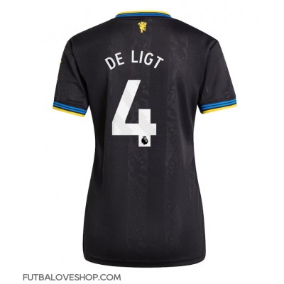 Dres Manchester United Matthijs de Ligt #4 Tretina pre Ženy 2025-26 Krátky Rukáv Dres Manchester United Matthijs de Ligt #4 Tretina pre Ženy 2025-26 Krátky Rukáv